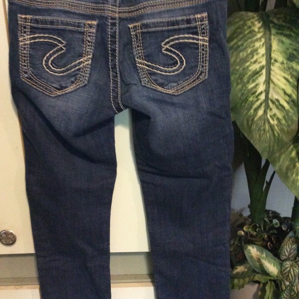 Silver jeans capris